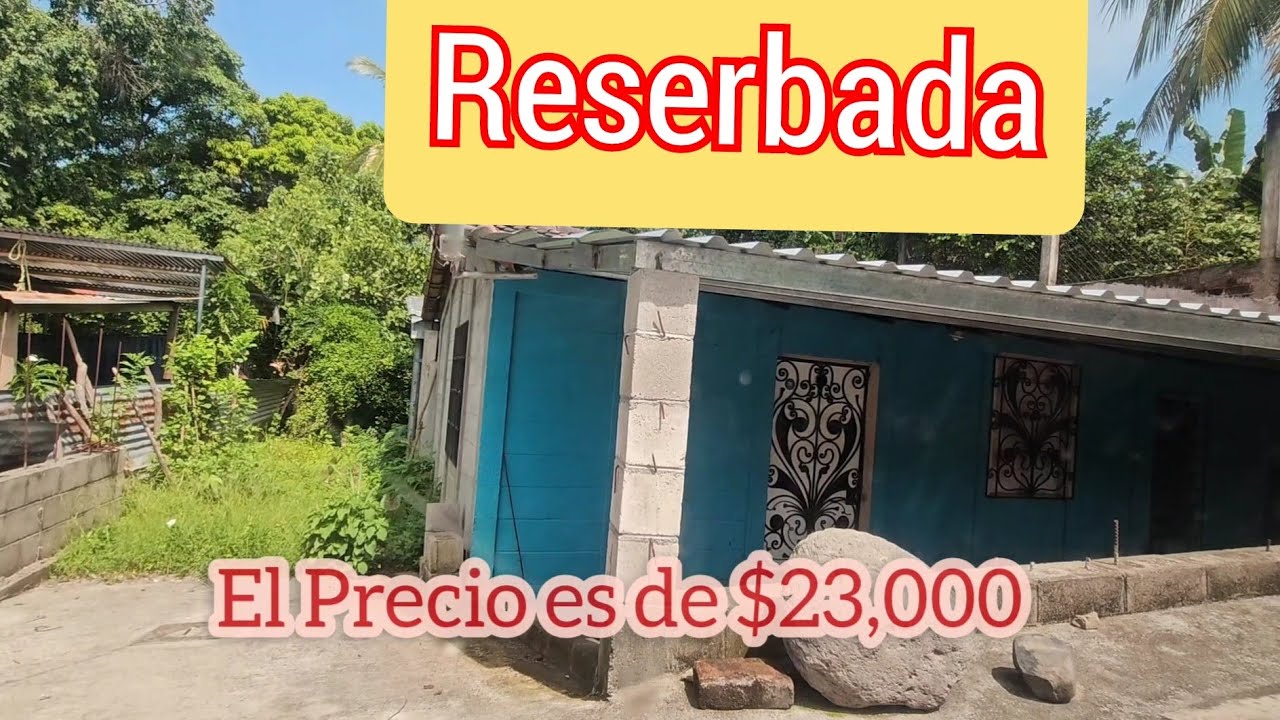 ESTO SI ES UNA OFERTA😱CASA CON SERVICIOS BASICOS $23,000