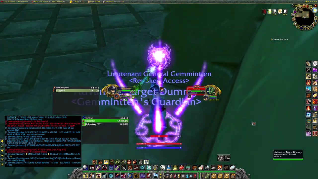 World of Warcraft Classic Anniversary Hunter Solo Morphaz for level 50 Quest. Devilsaur Trinket