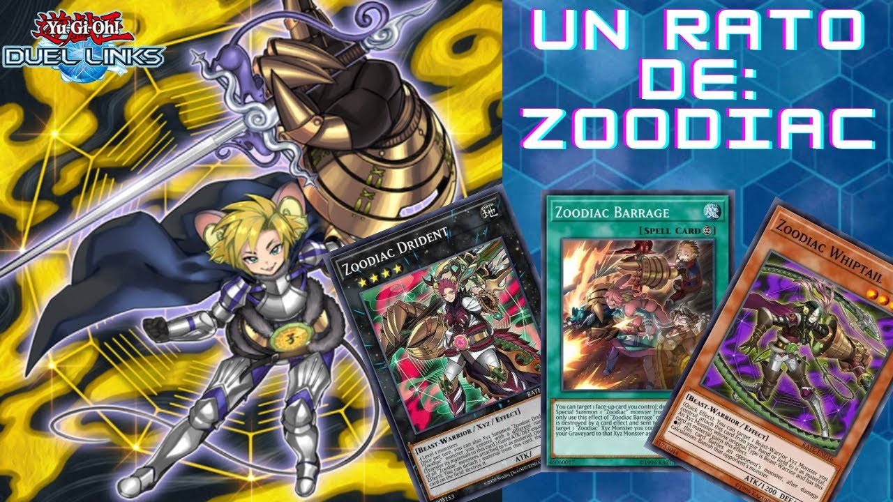 Un rato de: Zoodiac puro [Yu-Gi-Oh! Duel Links]