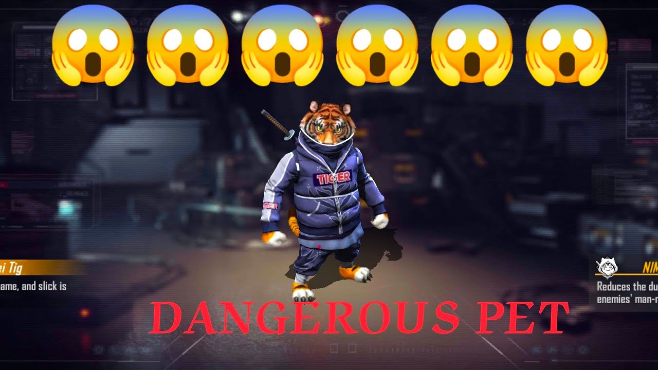 New Pet mr.Tig and Diamond Royal Bundle/SURVIVERS GAMING/GAREENA FREE FIRE/