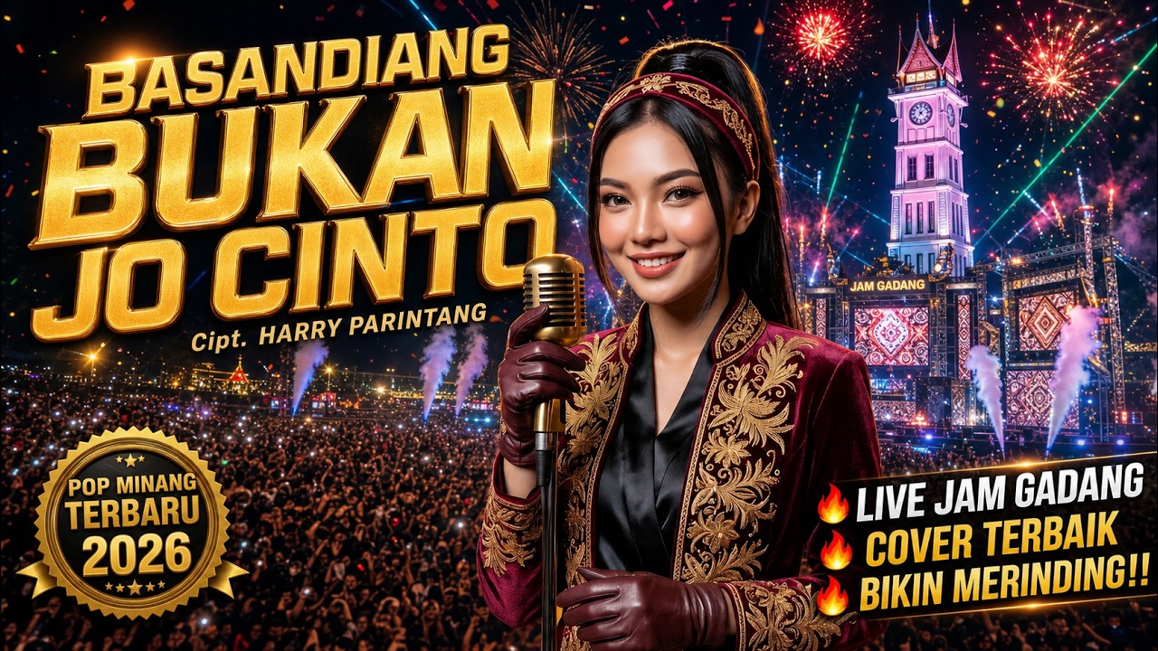 BASANDIANG BUKAN JO CINTO (Cover AI) | RAYOLA | Konser Spektakuler di Jam Gadang | AI Music & Video