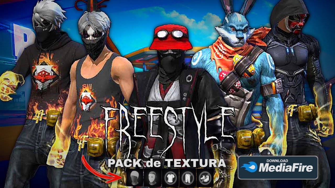 ➡️ LINK DIRETO !!! PACK de TEXTURA FREE FIRE na ROUPA PADRÃO - TEXTURA FF !!!