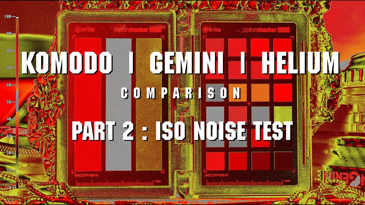 RED KOMODO vs GEMINI vs HELIUM COMPARISON PART 2 : ISO NOISE TEST