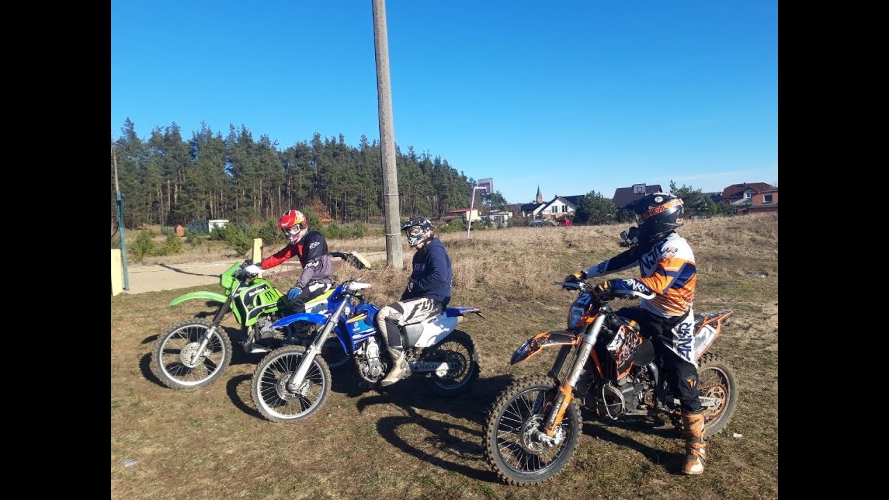 Idealna pogoda | DOCIERANIE | Ktm exc 300 |Yamaha wr426f | Kawasaki kmx 125