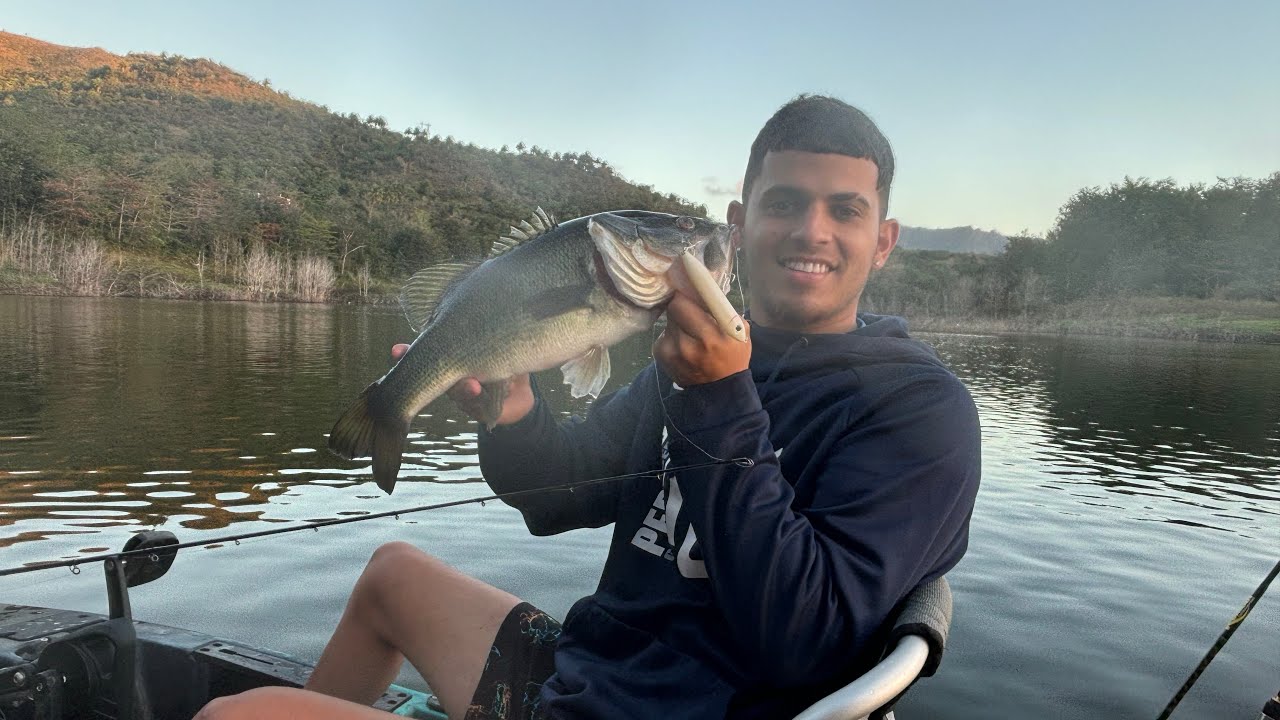 Primer video de pesca en lago Toa Vaca/Pesca de Lobinas Y Tucunares/Top Water Fishing/Bass Fishing🎣