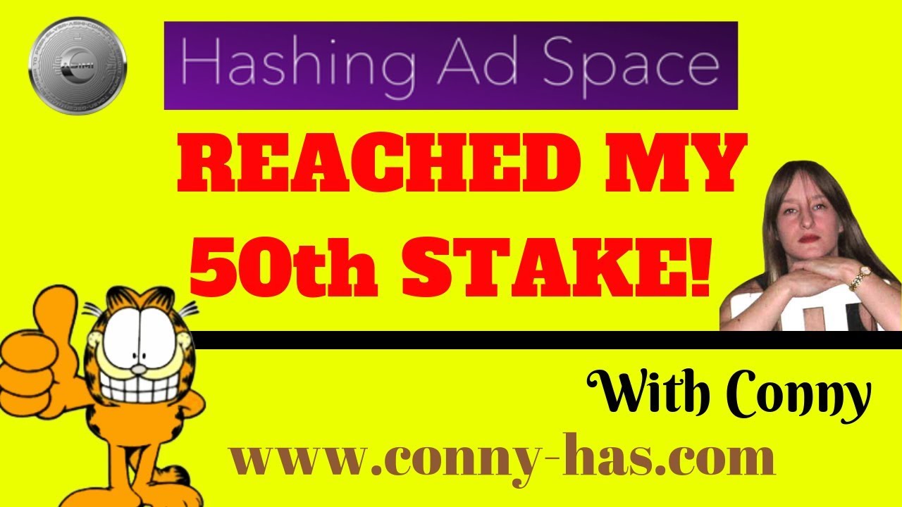 Hashing Ad Space 👍 Reached My 50th STAKE! 👍