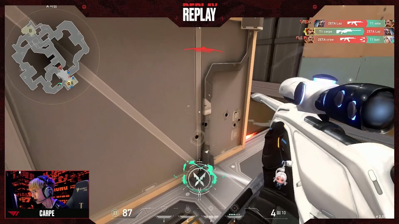 T1 Carpe 4k with the Operator vs ZETA | VCT Pacific