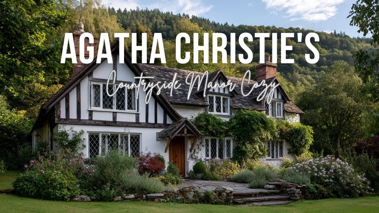 Agatha Christie's Countryside Manor Cozy Mystery Inspired English Cottage Decor