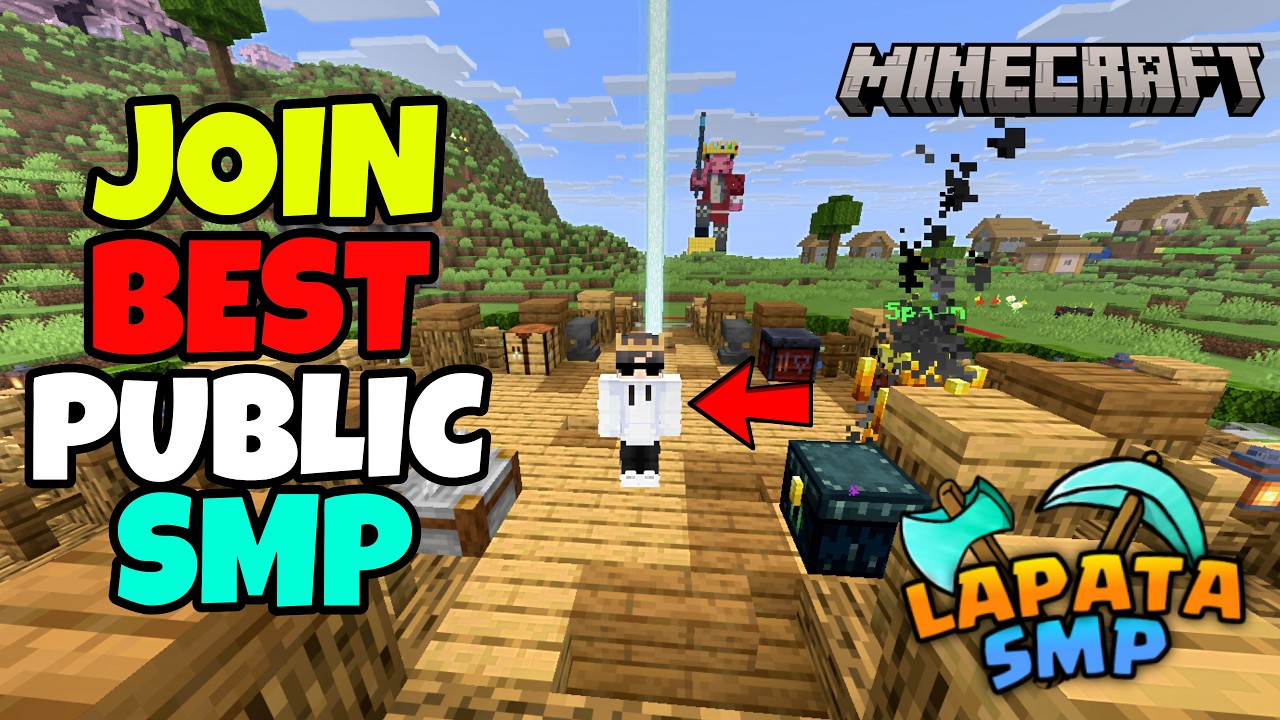 🎀 Join Best Survival Public Smp Server For Minecraft ⛸️ | Java + PE | 24/7 Online | Free To Join 🥑