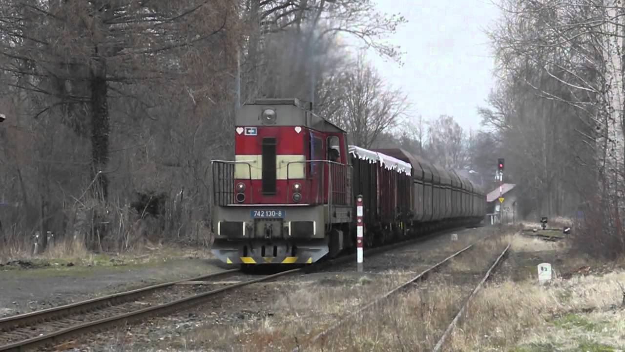 Uhlí Velveta Varnsdorf, loko 742 130 a 750 252, 15. 3. 2012