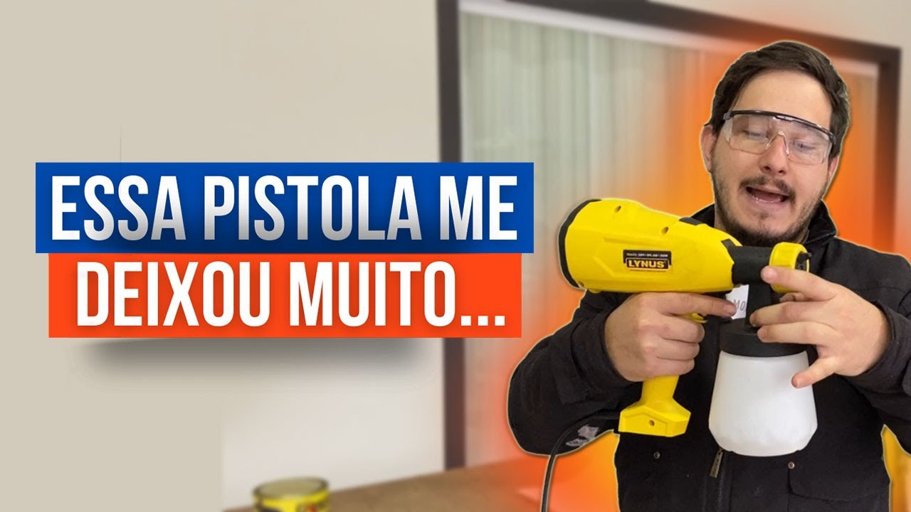 Testei uma PISTOLA de PINTURA pulverizadora | Laboratório de Eletrônica Ep. 05
