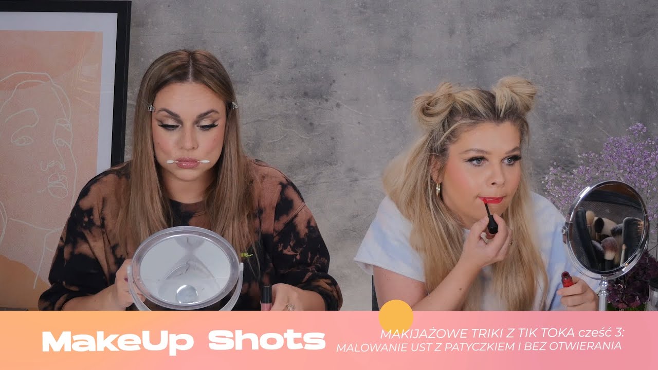 MAKIJAŻOWE TRIKI Z TIK TOKA: Malowanie ust z patyczkiem i bez otwierania 👄 | MakeUp Shots |