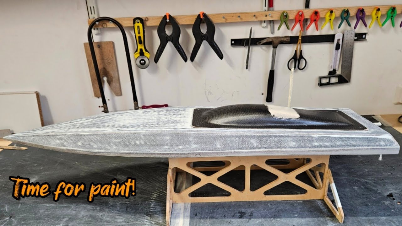 How to paint your RC boat using simple tools - part 1
