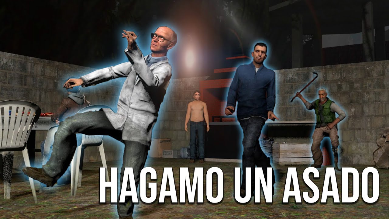 Haciendo la escena del asado SALE MAL