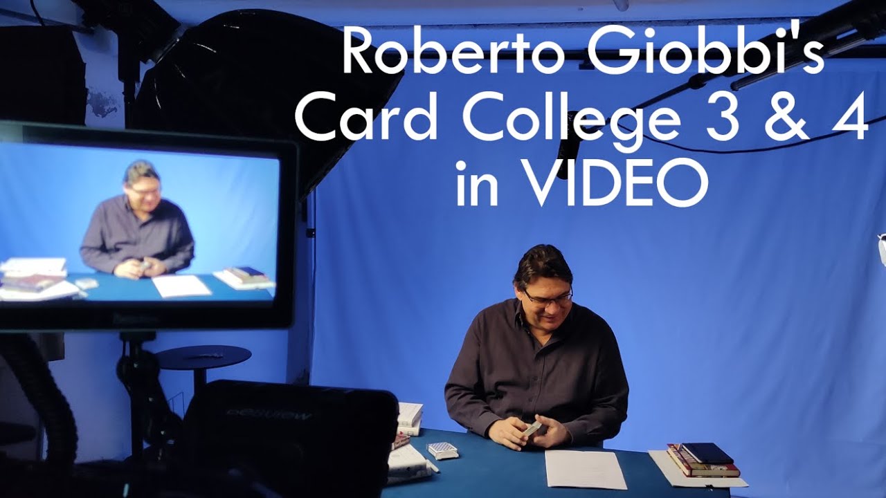 Roberto Giobbi Video The Complete Card College 3 & 4 – Personal Instruction: Lessons 24 – 48 Trailer