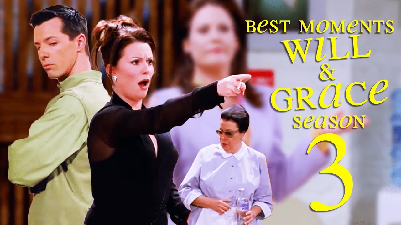 MOST-VIEWED Moments from Will & Grace Season 3! | Comedy Bites Vintage