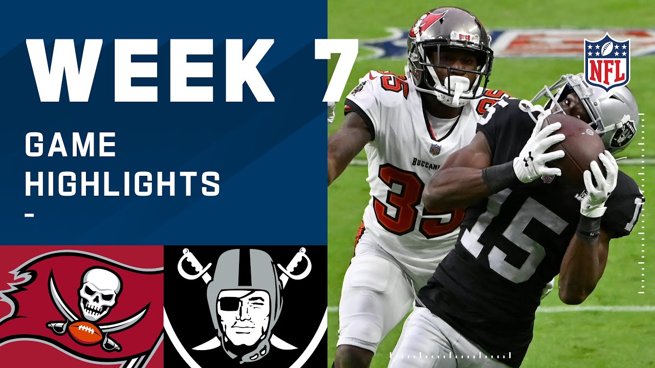Buccaneers vs. Raiders Week 7 Highlights | NFL 2020