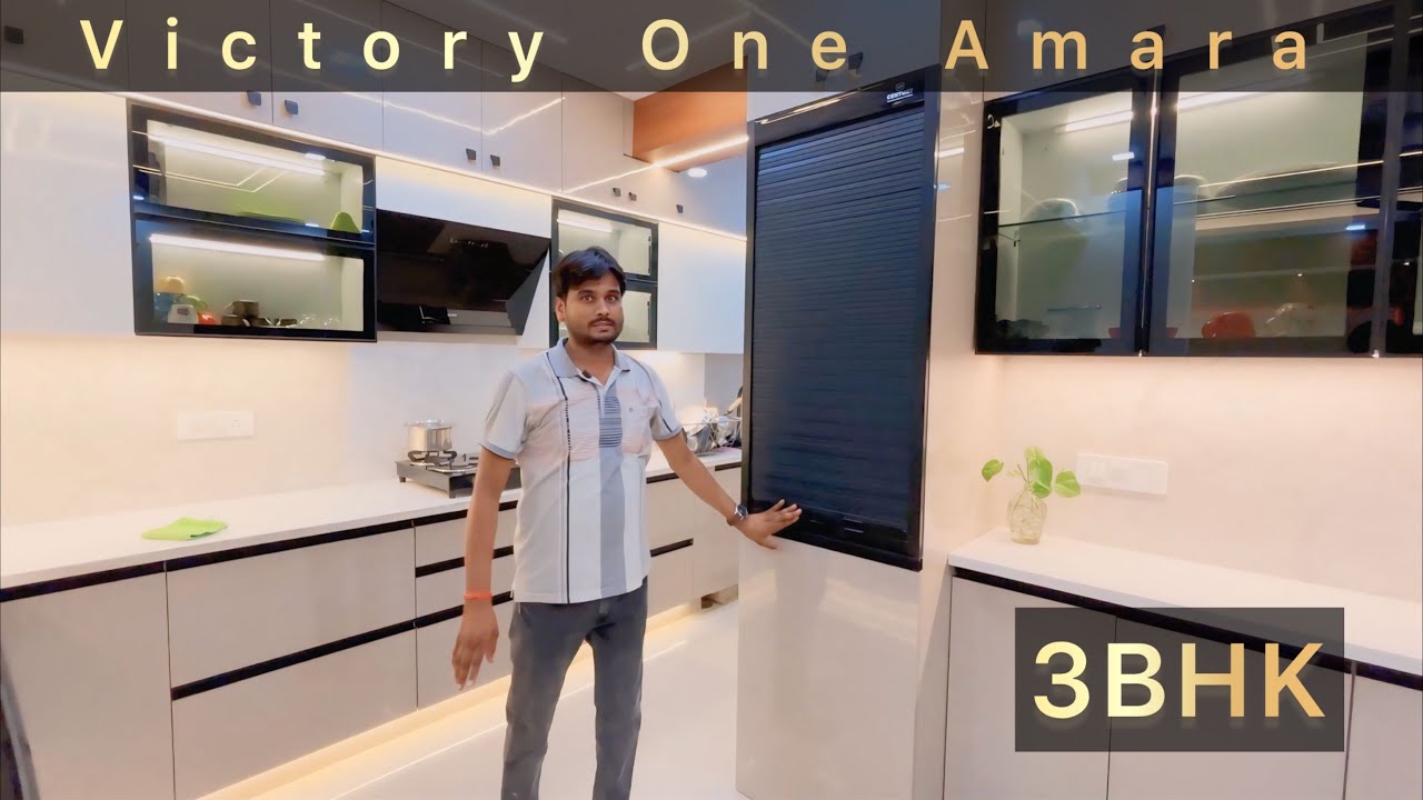 Victory One Amara 3Bhk full Interior design | design tips & decorative ideas #interiordesign #home ￼