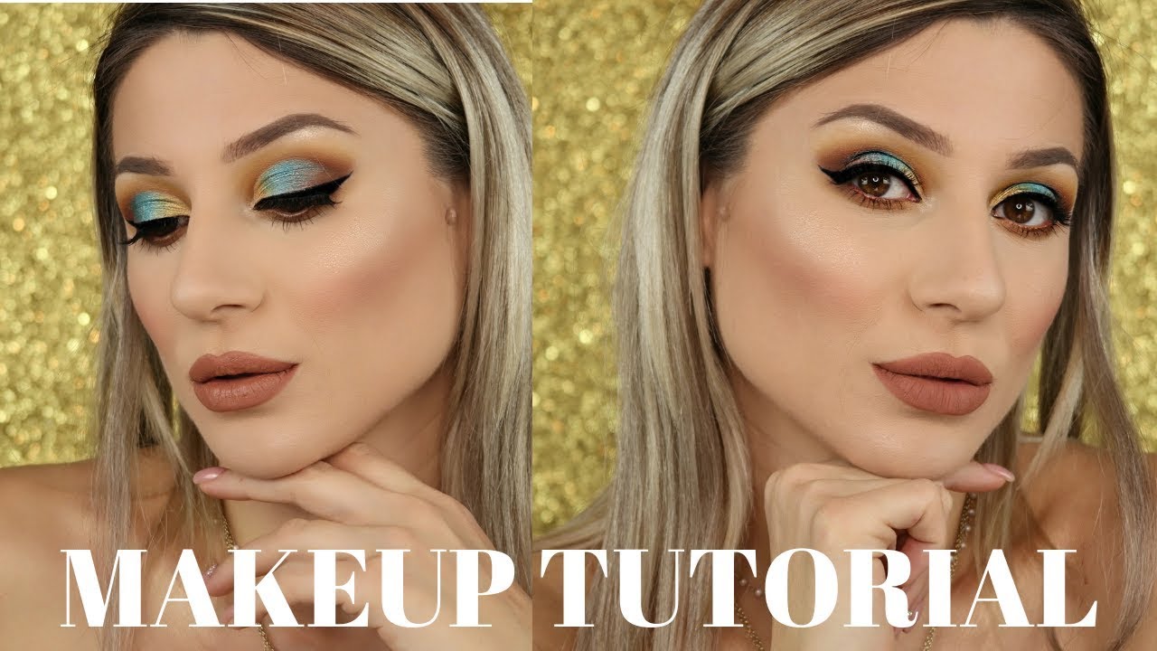 CLASSIC MAKEUP TUTORIAL - HOLIDAY INSPIRED| MOSTLY DRUGSTORE || GIO DREVELI ||