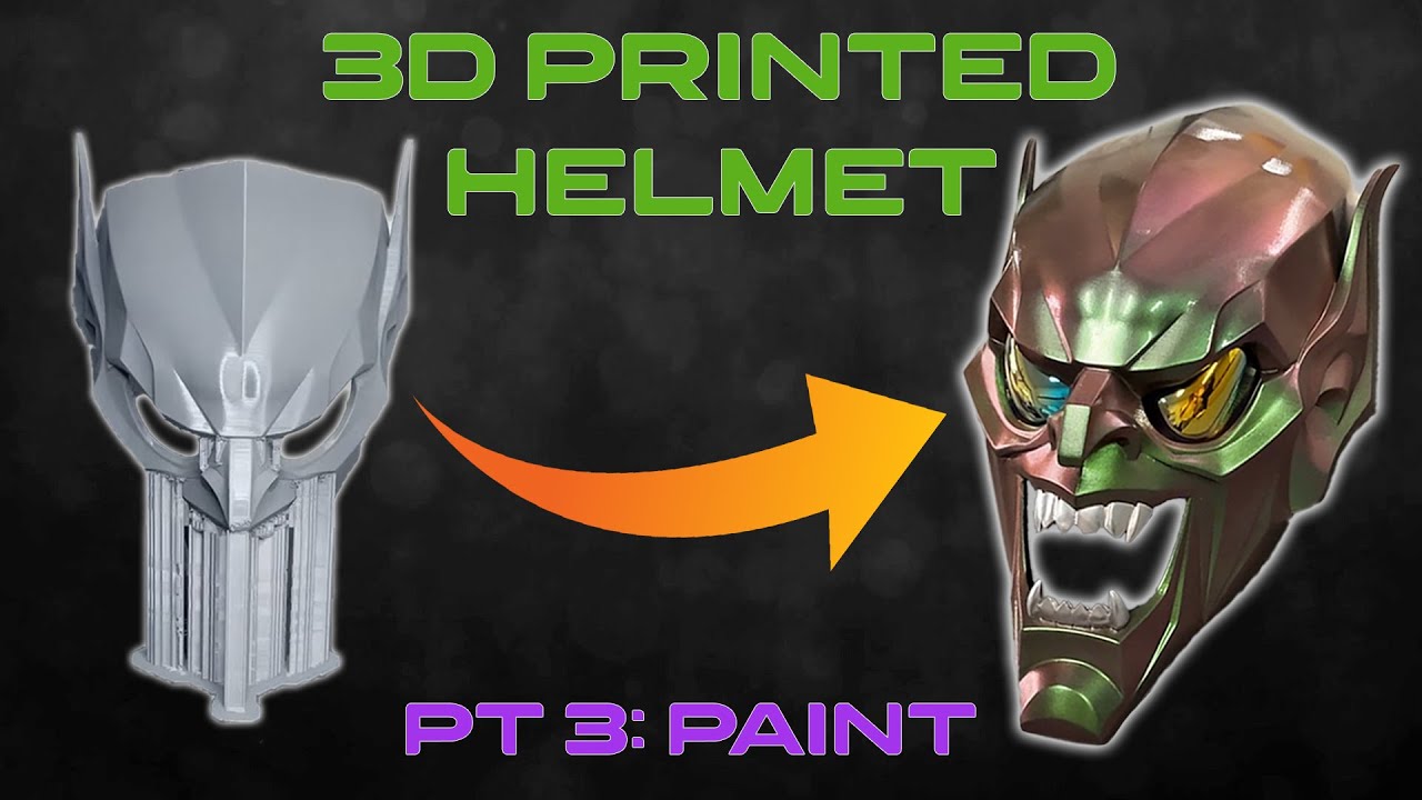 Making a Movie Accurate Green Goblin Helmet | Pt: 3 The Paint