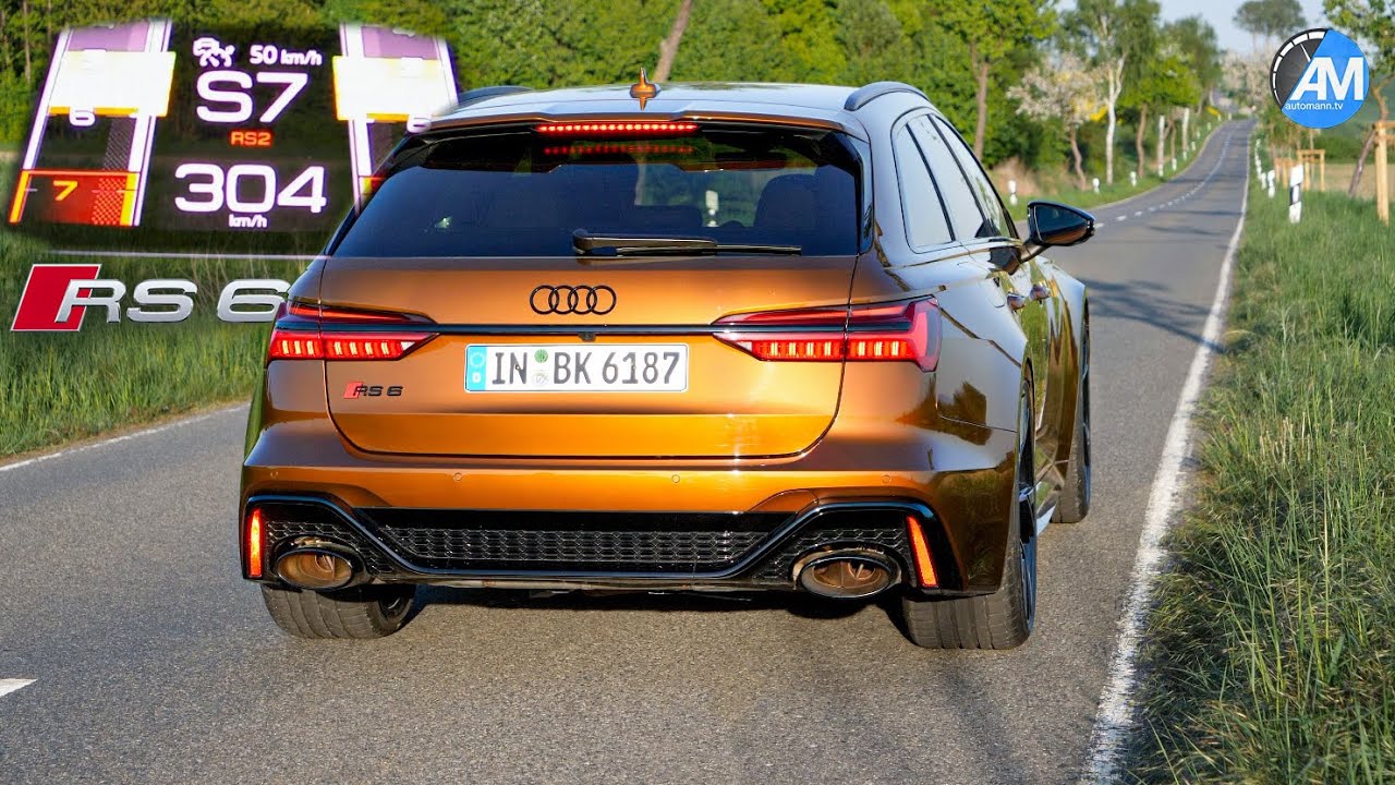 2022 Audi RS6 Avant | 0-300 km/h acceleration🏁 | by Automann in 4K
