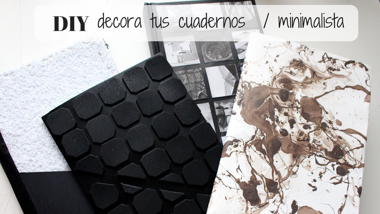 DECORA TUS CUADERNOS MINIMALISTA (SÚPER FÁCIL) | Marta Torné