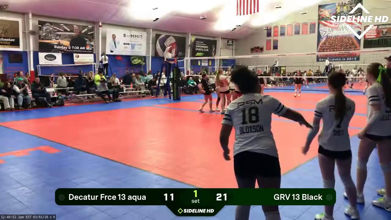 GRV 13 Black vs. Decatur Frce 13 aqua (2026.03.01)