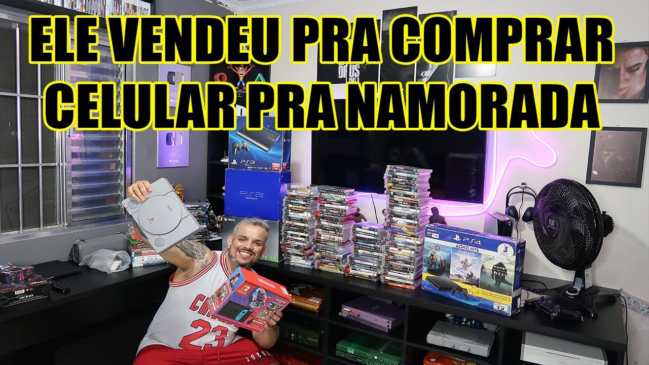 COMPREI 2 COLEÇÕES DE VIDEO GAMES