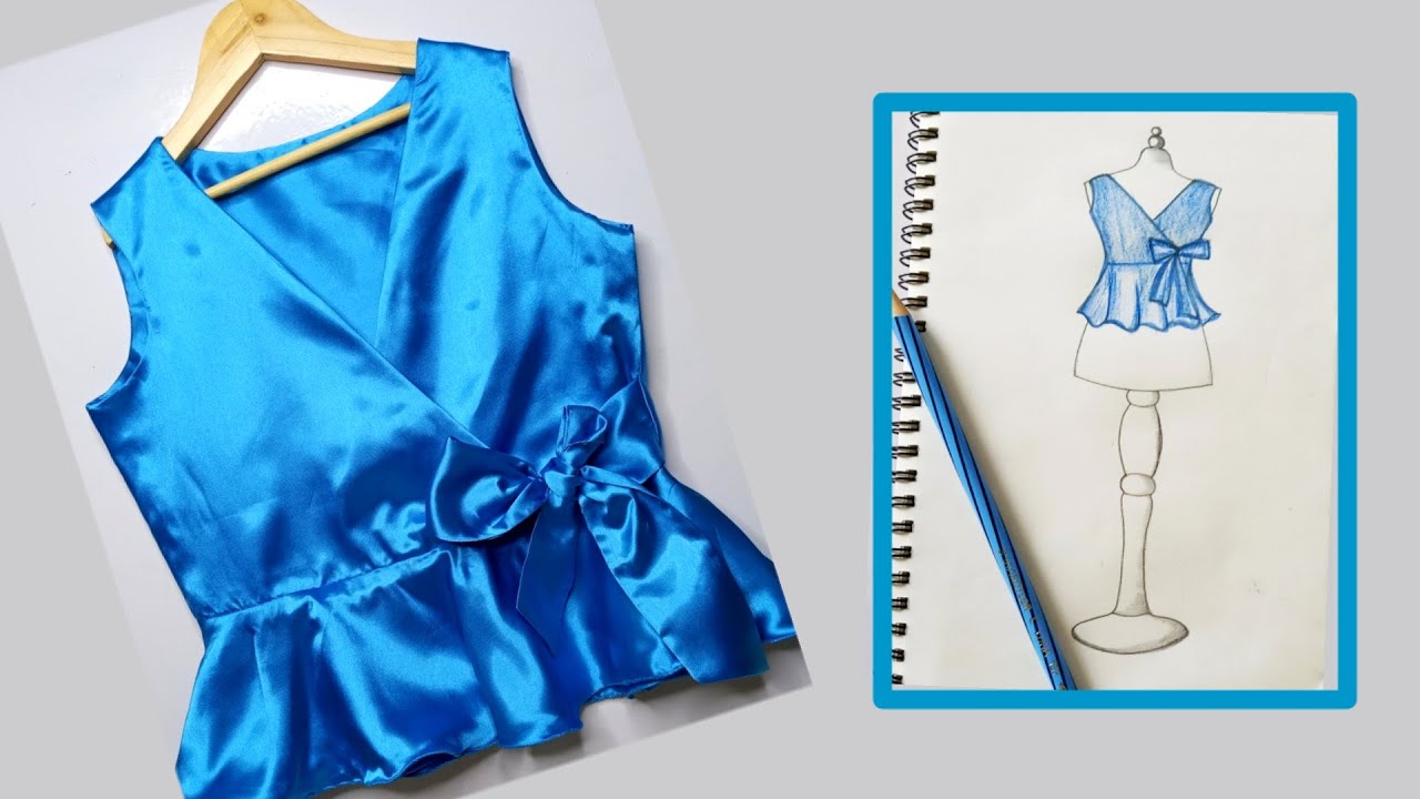 How to cut and stitch trendy top in easy way