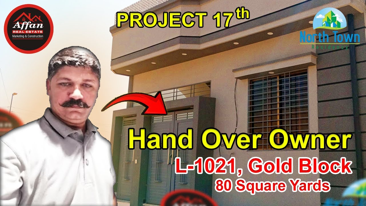 Furnished House | Ready to living | 80 Sq. Yards | North Town Residency | GFS Builders & Developer