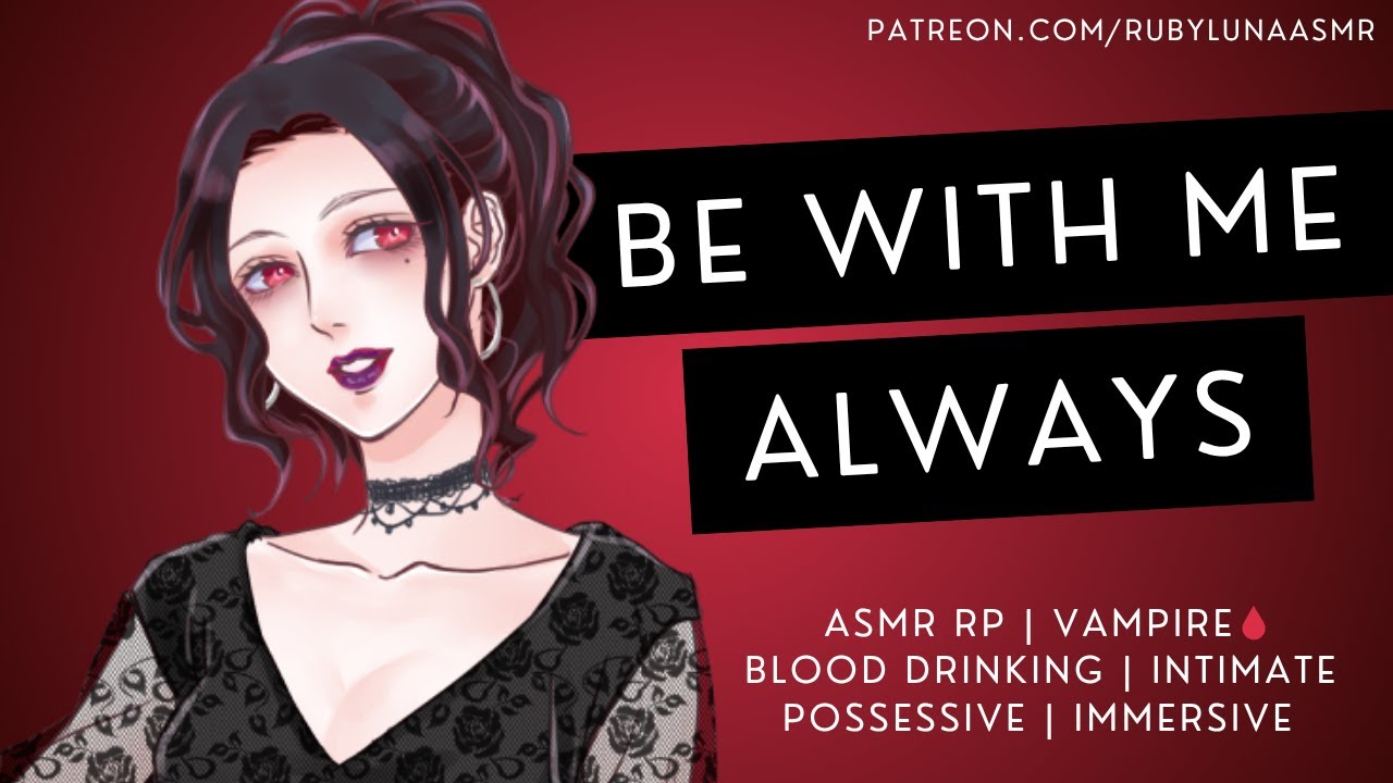 Vampire Roomie Wants to Keep You [ASMR RP] [Vampire 🩸] [Hypnotic] [Lowkey Possessive] [Bonding]