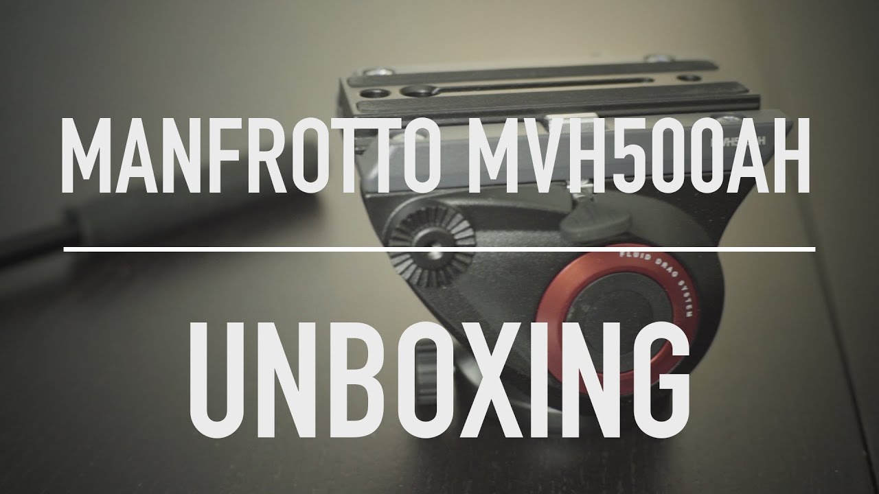 Manfrotto MVH500AH Fluid Video Head - Unboxing Porn