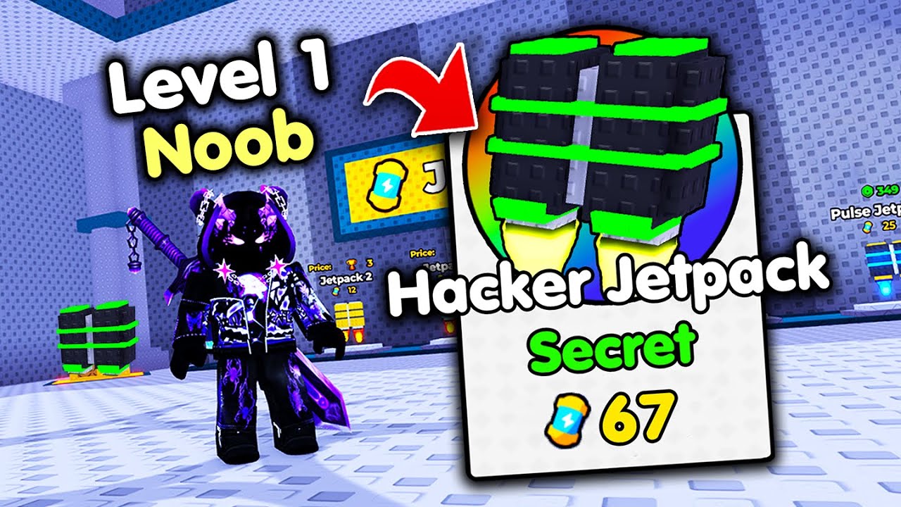 Starting Over as NOOB with OP SECRET in +1 Speed Jetpack Escape! (Roblox)