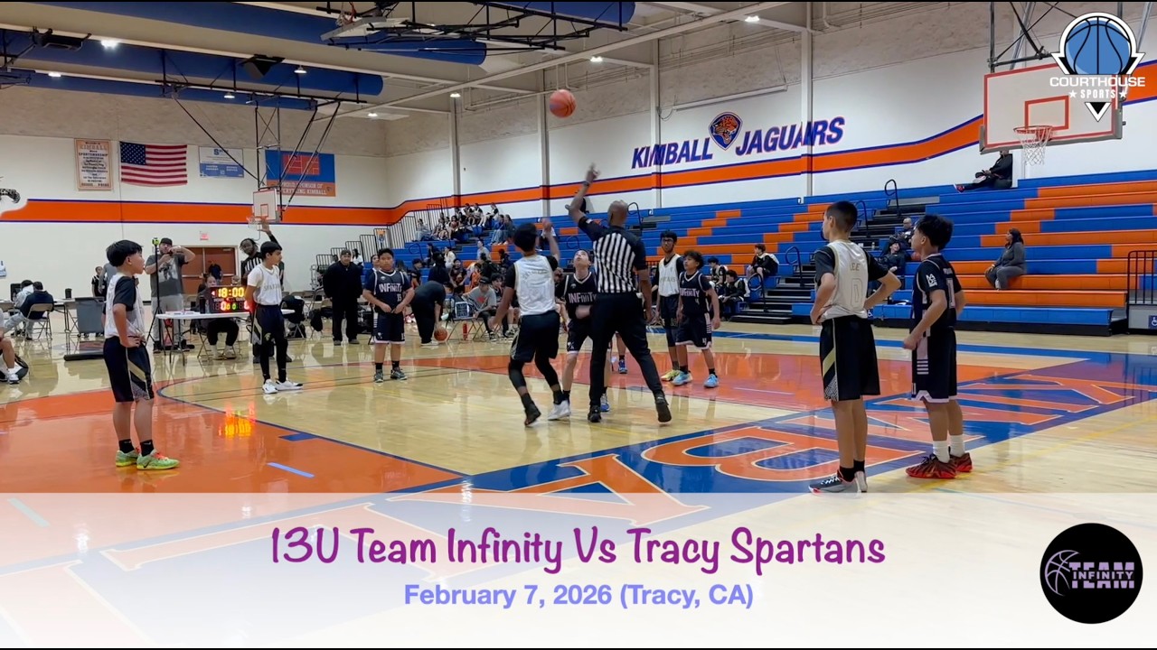 13U Team Infinity Vs Tracy Spartans: Feb. 7, 2026 (Tracy, CA)