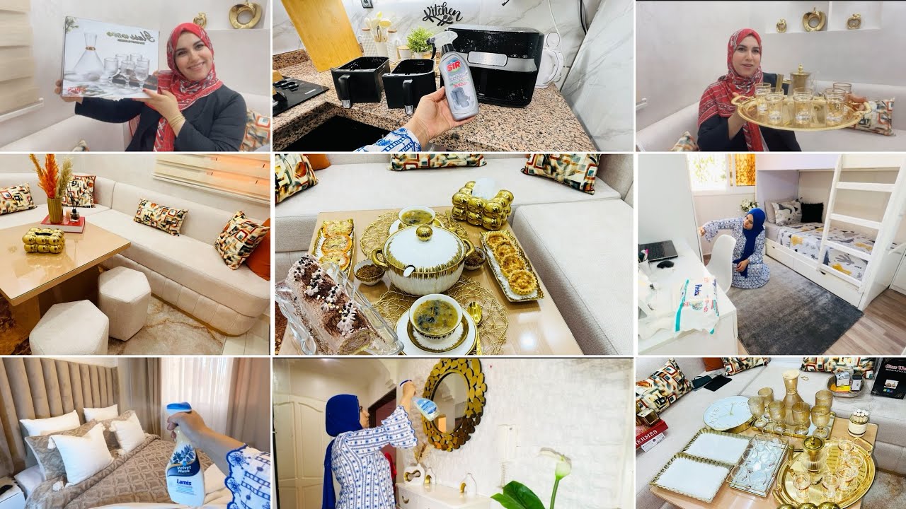 روتين مع وليداتي🥰ردو بالكوم😞 أحسن منظف🥰مشترياتي الجديدة🥰كانوجد لعراضة🥰الجديد عند المجد
