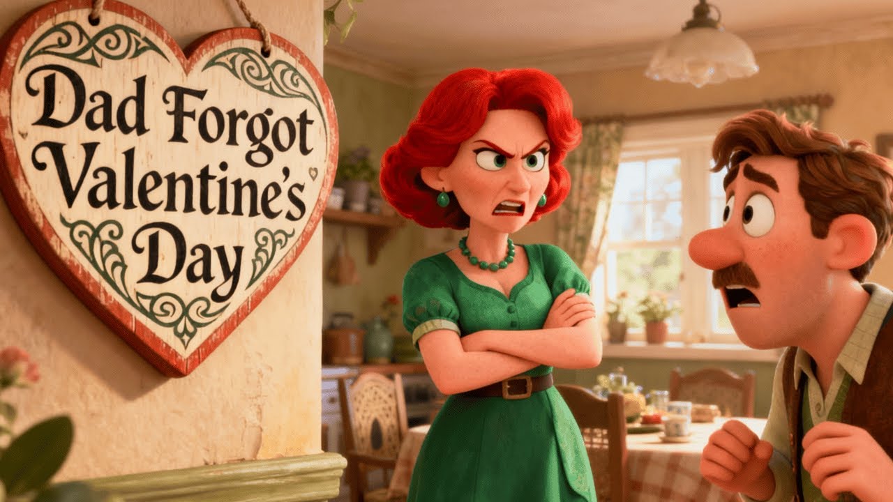 Funny Irish Valentine’s Day Song 😂  Dad Forgets Valentine’s Day & Mammy Loses It!