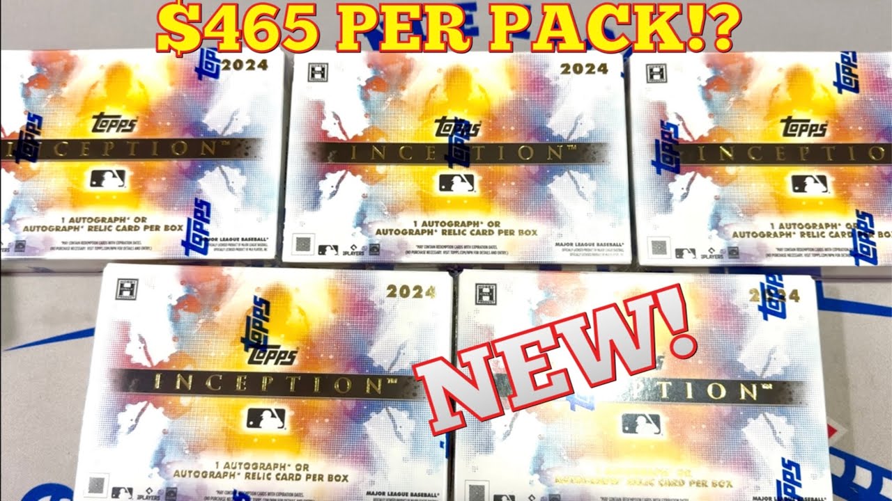 NEW RELEASE!  2024 TOPPS INCEPTION BASEBALL CARDS!