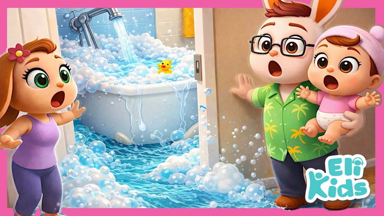 Bubbles Everywhere | Bath Time Fun | Eli Kids Nursery Rhymes