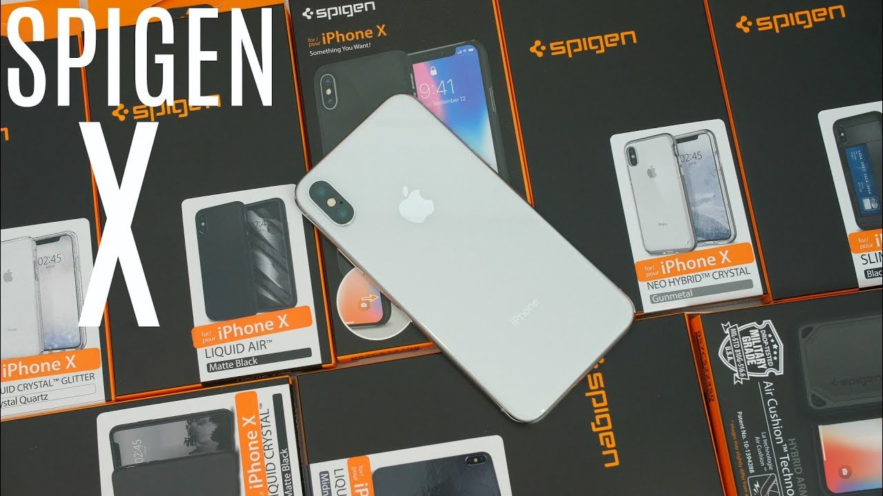 Complete Spigen iPhone X Case Lineup!