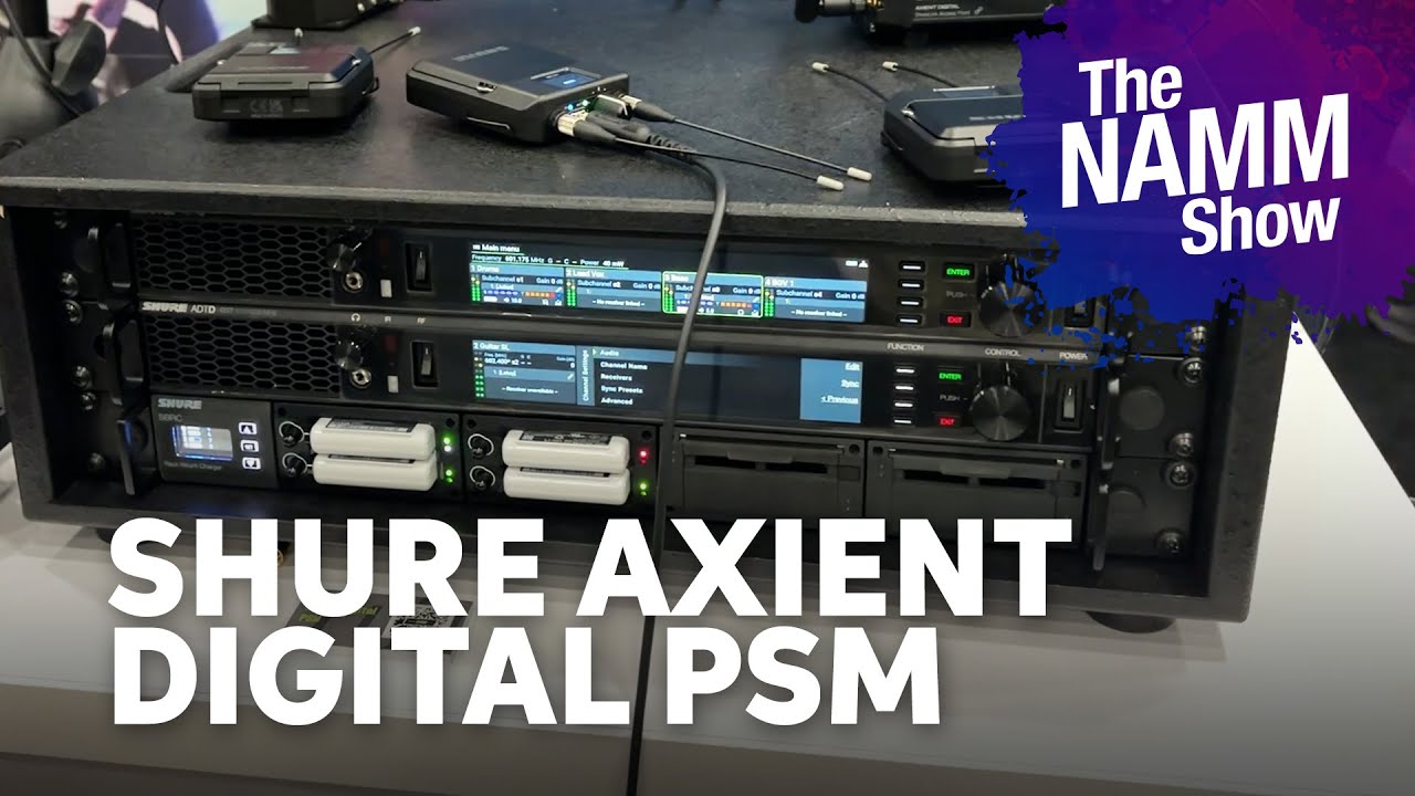 NAMM 2025: Shure ADTD Axient Digital PSM Wireless Dual Transmitter