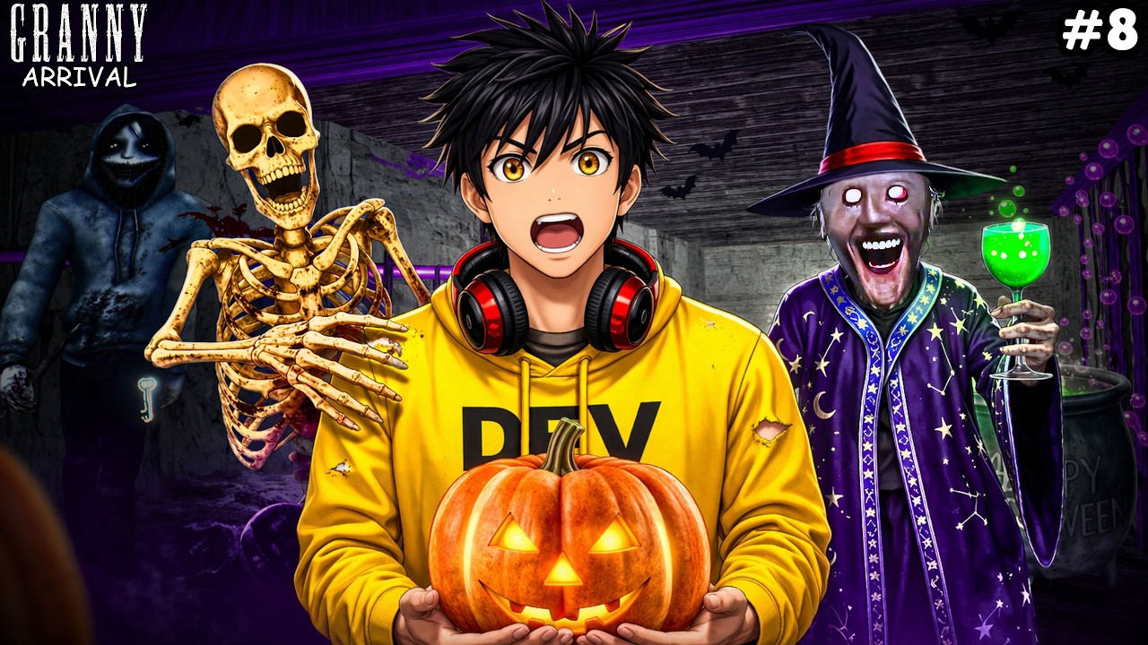 GRANNY ARRIVAL | NEW HALLOWEEN MODE | MAIN DOOR ESCAPE
