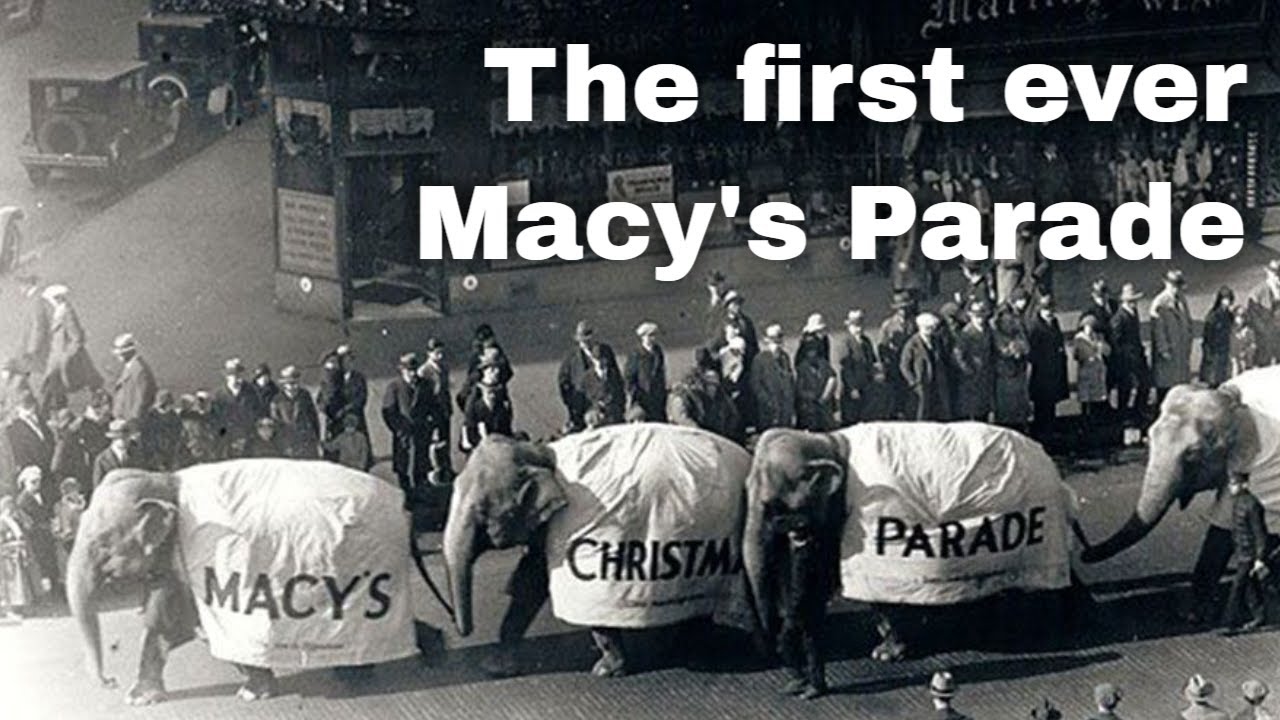 27th November 1924: First Macy’s Thanksgiving Parade takes place in New York City