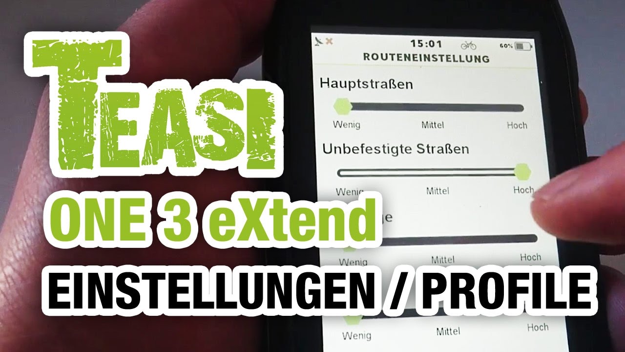 TEASI ONE 3 Handbuch - mit diesen Einstellungen klappt's | Bike-Packing.de