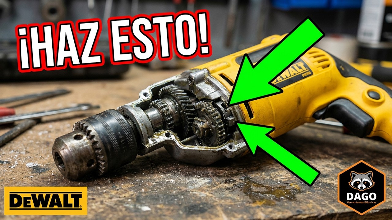 Mi Taladro No Realiza Cambio De Marcha Como Repararlo? Que sucede Con Sus Engranes? DeWalt DW505