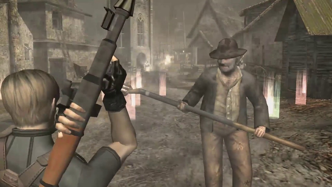 Resident Evil 4 Mod | Lanzacohetes Infinito en Aldea | The Mercenaries