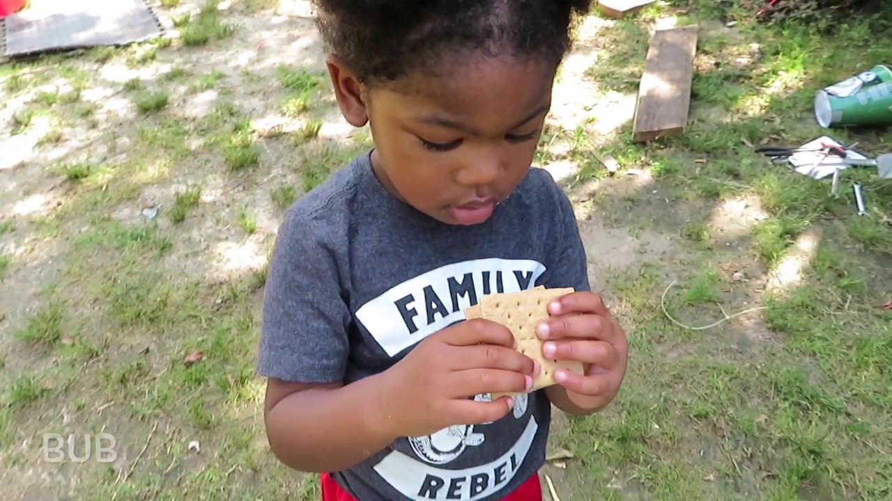Making Yummy Smores!!!
