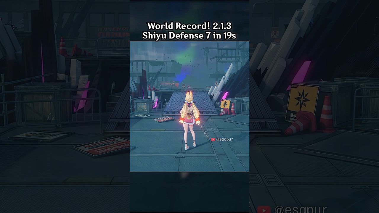 World Record! 2.1.3 Shiyu Defense 7 in 19 Seconds