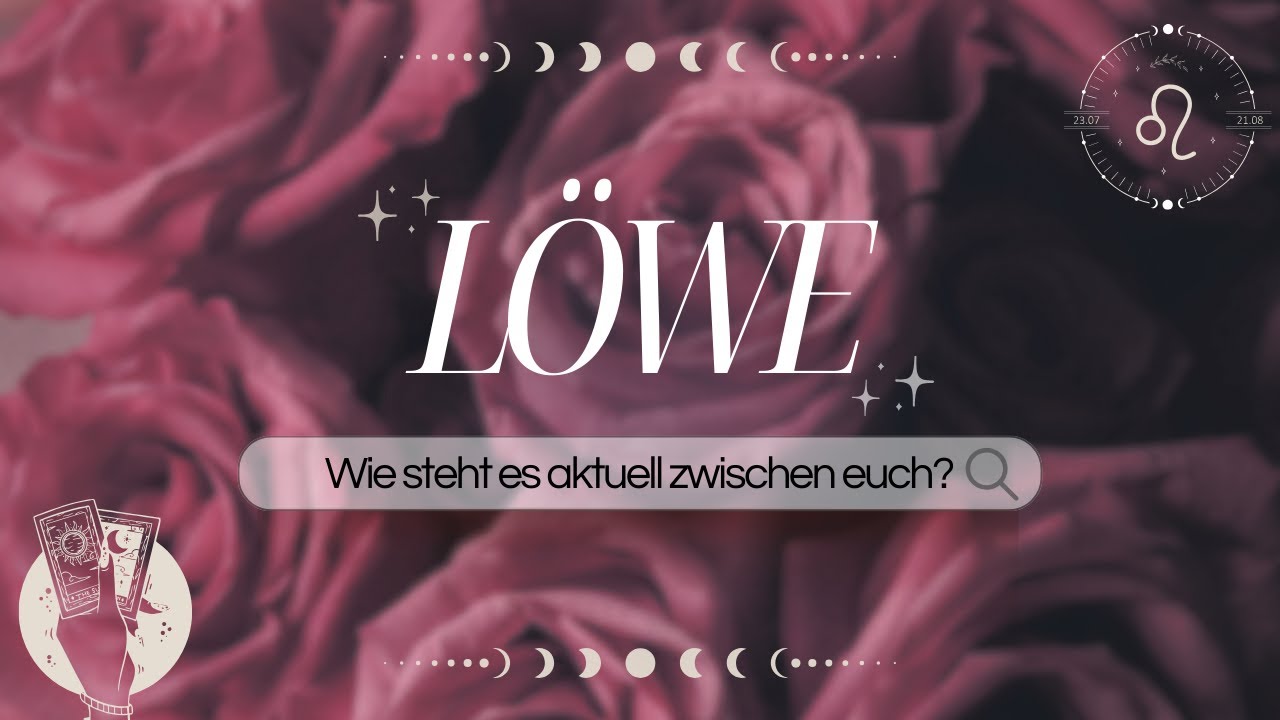 LÖWE I Jemand romantisiert das Leben, die andere Person ist immer noch verwirrt ❤️ I Beziehungsspiel