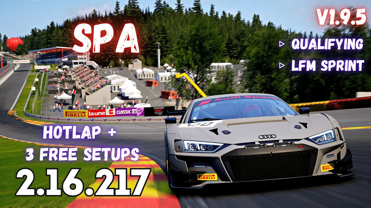 AUDI R8 LMS GT3 EVO II | SPA 2.16.2 | HOTLAP + FREE SETUP | ACC v1.9