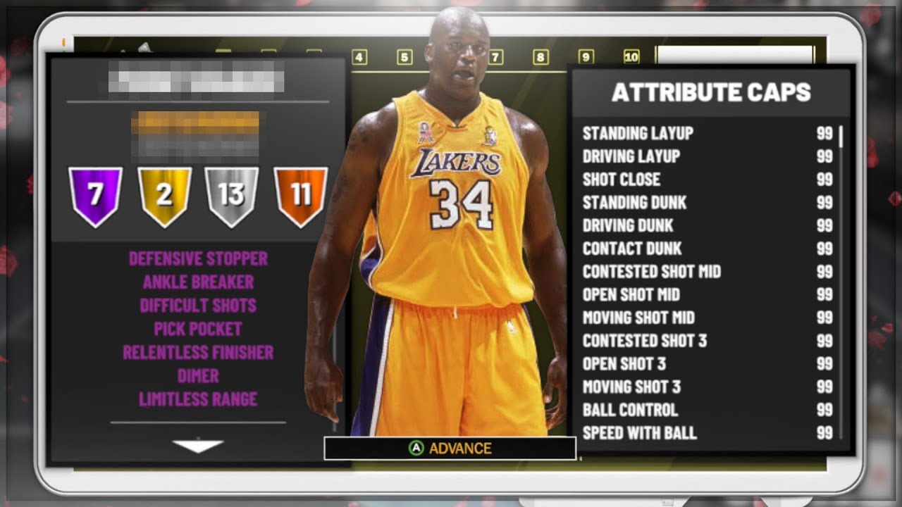 99 OVERALL SHAQUILLE O'NEAL SHUT DOWN the PARK in NBA2K19 - SHAQ BUILD 2K19
